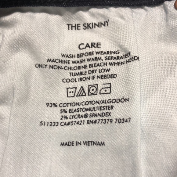 Ann Taylor skinny jeans size 6 tall - Picture 9 of 9